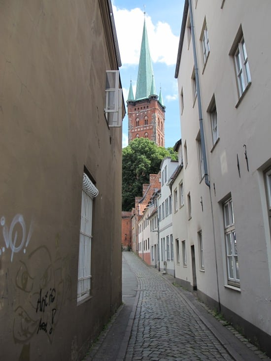 View through the streets